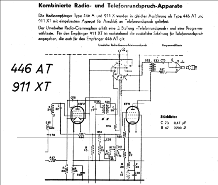 911XT; Philips - Schweiz (ID = 19204) Radio