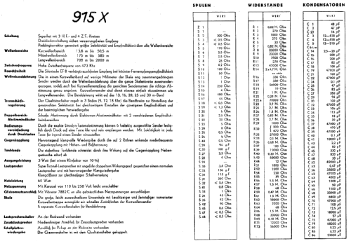 915X; Philips - Schweiz (ID = 19348) Radio