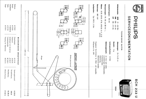 BCH233U; Philips - Schweiz (ID = 2406909) Radio