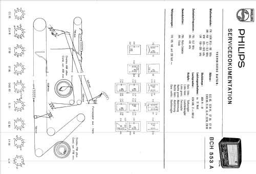 BCH553A; Philips - Schweiz (ID = 605626) Radio