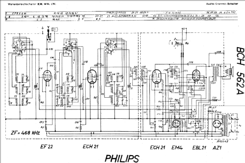 BCH562AG; Philips - Schweiz (ID = 19496) Radio