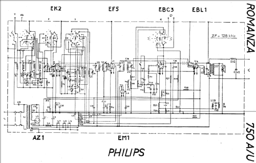 Romanza 750A/U; Philips - Schweiz (ID = 19289) Radio