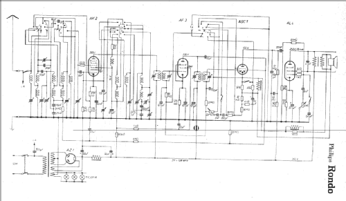 Rondo 695A; Philips - Schweiz (ID = 5367) Radio