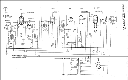 Superhet 522A; Philips - Schweiz (ID = 5177) Radio