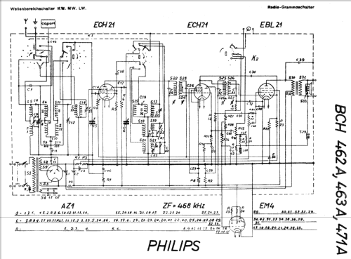 Tosca BCH471A; Philips - Schweiz (ID = 154514) Radio