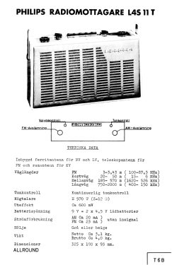 Allround L4S11T Ch= T6B; Philips, Svenska AB, (ID = 2889535) Radio