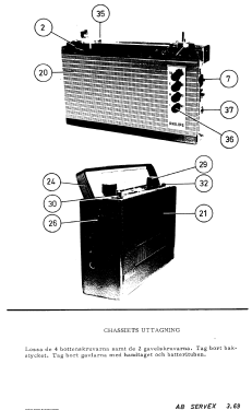 Galant 22RL470 Ch= L10D; Philips, Svenska AB, (ID = 2882636) Radio