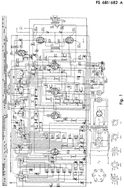 Radiogrammofon FS682A; Philips, Svenska AB, (ID = 2981928) Radio