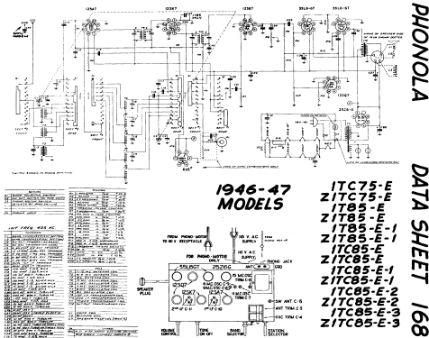 1T85-E-1 ; Electrohome Dominion (ID = 803063) Radio