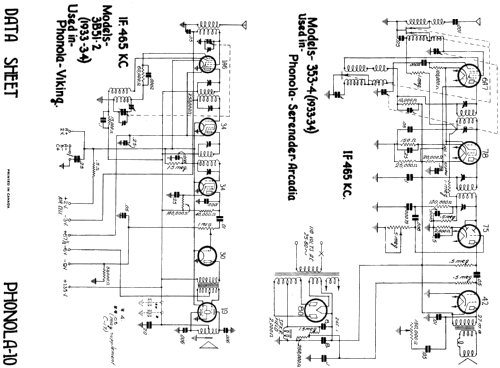 353-4 ; Electrohome Dominion (ID = 780916) Radio