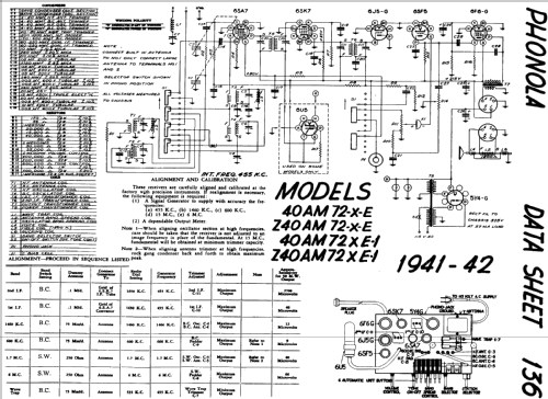 40AM72-X-E-1 ; Electrohome Dominion (ID = 797587) Radio