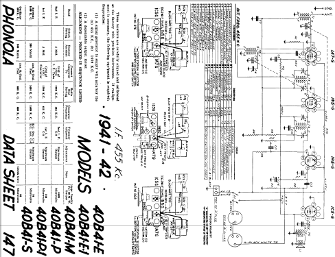 40B41-P ; Electrohome Dominion (ID = 798585) Radio