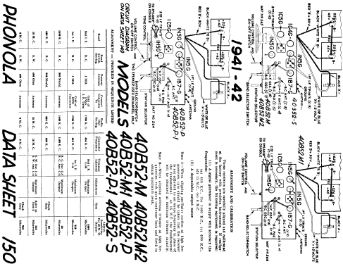 40B52-M-1 ; Electrohome Dominion (ID = 798600) Radio