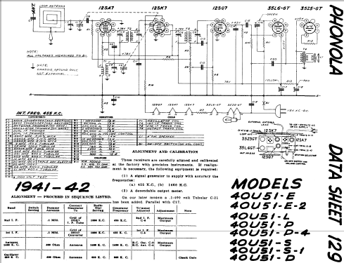 40U51-D ; Electrohome Dominion (ID = 797266) Radio