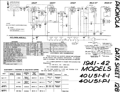 40U51-E-1 ; Electrohome Dominion (ID = 797268) Radio