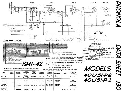 40U51-P-2 ; Electrohome Dominion (ID = 797273) Radio