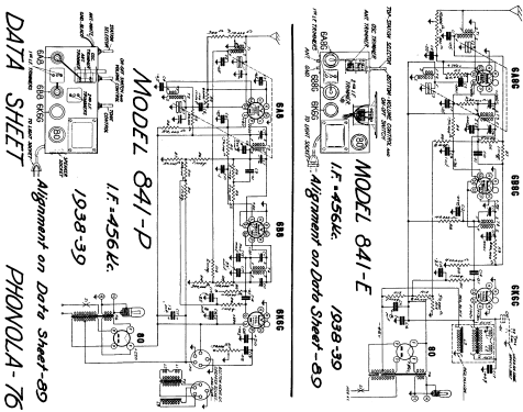 841-E ; Electrohome Dominion (ID = 791605) Radio