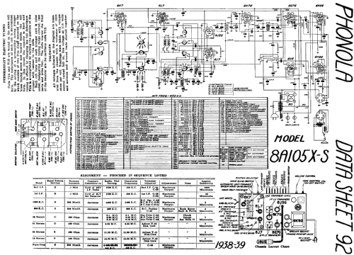 8A105X-S ; Electrohome Dominion (ID = 793558) Radio