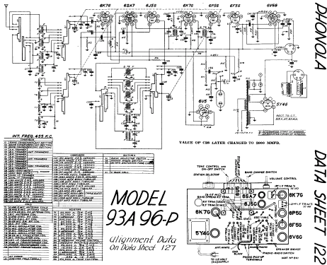 93A96-P ; Electrohome Dominion (ID = 797138) Radio