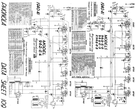 962-E-2 ; Electrohome Dominion (ID = 795892) Radio