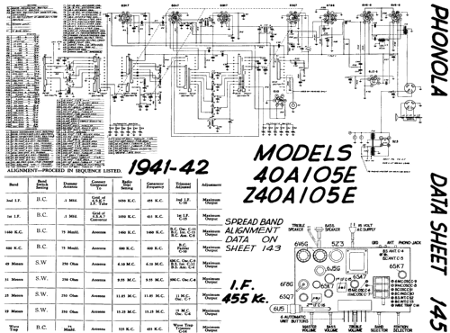 Z40A105-E ; Electrohome Dominion (ID = 798547) Radio