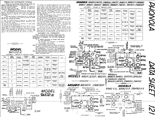 Z9A62-E-2 ; Electrohome Dominion (ID = 796186) Radio