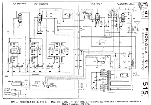 516; Phonola SA, FIMI; (ID = 38461) Radio