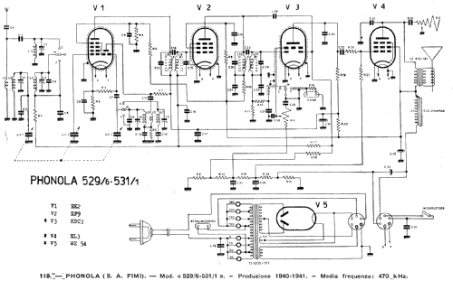 529/6; Phonola SA, FIMI; (ID = 758185) Radio