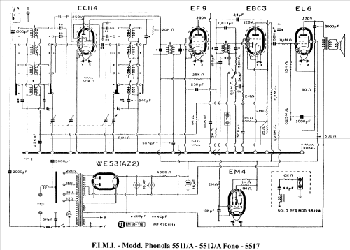 5511A; Phonola SA, FIMI; (ID = 1222562) Radio