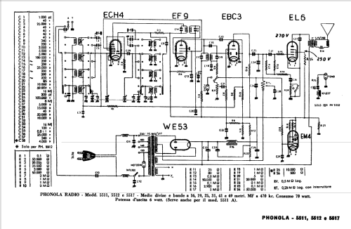 5511A; Phonola SA, FIMI; (ID = 414168) Radio