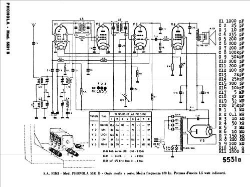 5531B; Phonola SA, FIMI; (ID = 381616) Radio