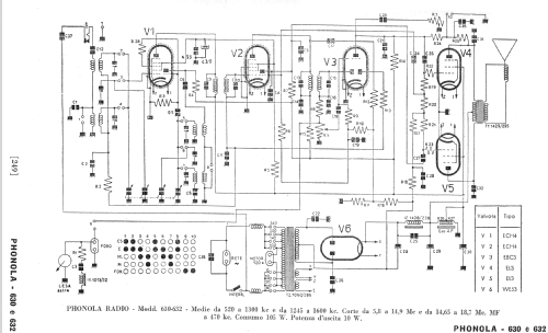 632; Phonola SA, FIMI; (ID = 258422) Radio