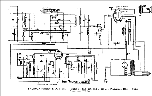 651 Ch= 650; Phonola SA, FIMI; (ID = 382932) Radio