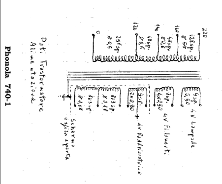 740-1; Phonola SA, FIMI; (ID = 1612586) Radio