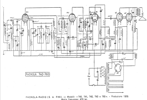 741 ; Phonola SA, FIMI; (ID = 624590) Radio