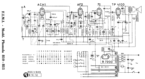 811 Ch= 810; Phonola SA, FIMI; (ID = 947715) Radio