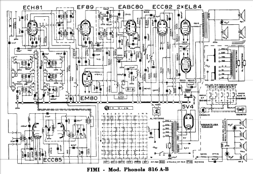 816A; Phonola SA, FIMI; (ID = 383854) Radio