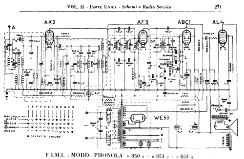 850; Phonola SA, FIMI; (ID = 160139) Radio