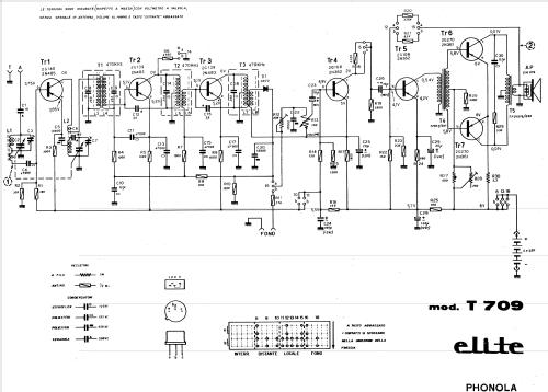 Elite T709; Phonola SA, FIMI; (ID = 793179) Radio