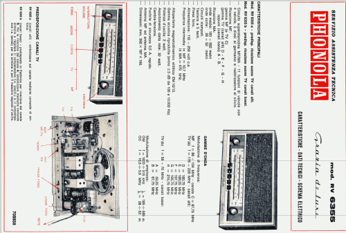 Grazia de Luxe RV6355; Phonola SA, FIMI; (ID = 1745049) Radio