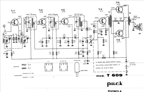 Puck T609; Phonola SA, FIMI; (ID = 793177) Radio