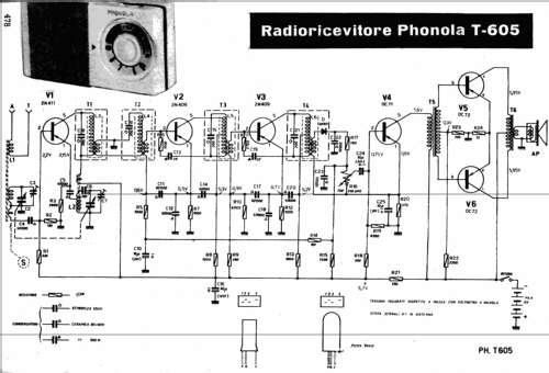 T605; Phonola SA, FIMI; (ID = 602126) Radio