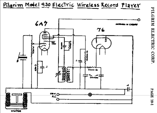 930 ; Pilgrim Electric (ID = 433285) Sonido-V