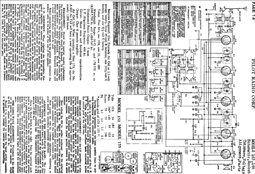 153 ; Pilot Electric Mfg. (ID = 597768) Radio