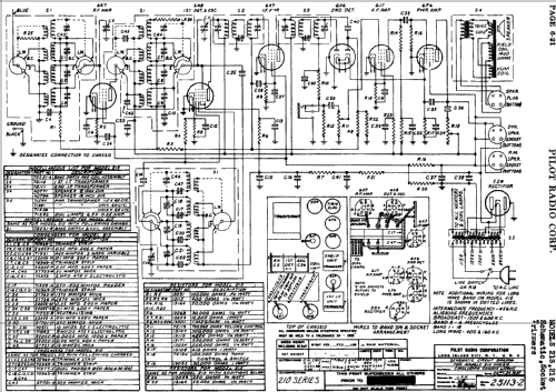 243 ; Pilot Electric Mfg. (ID = 598431) Radio