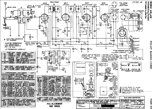 403 B ; Pilot Electric Mfg. (ID = 600119) Radio