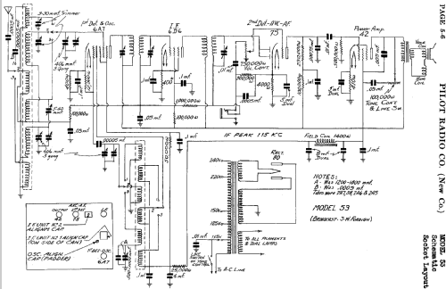 53 ; Pilot Electric Mfg. (ID = 596535) Radio