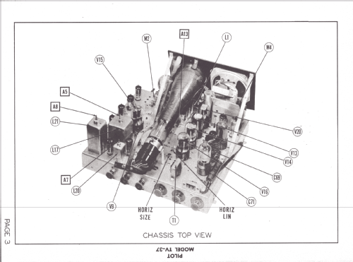 Pilot Candid TV37; Pilot Electric Mfg. (ID = 1281240) Television