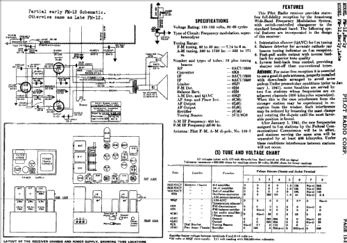 FM-12 ; Pilot Electric Mfg. (ID = 604478) Radio