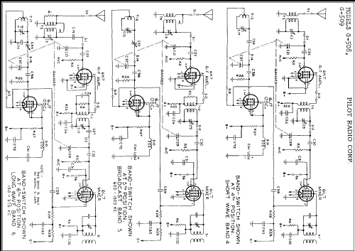 G-508 ; Pilot Electric Mfg. (ID = 304327) Radio